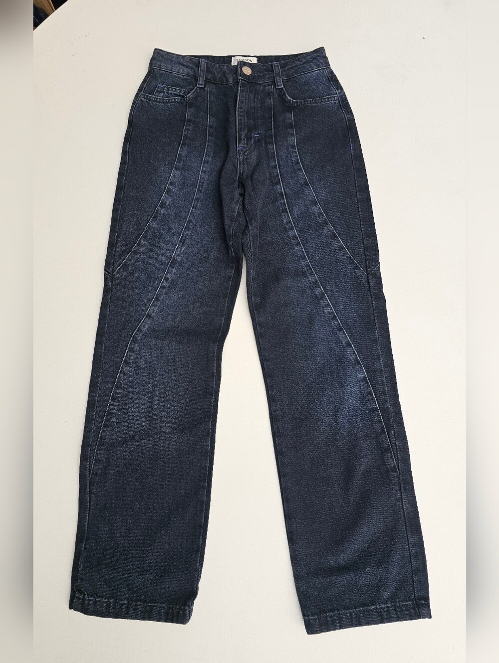 Damson Madder Juli Wavy Seam Jeans